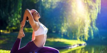 Ćwicz jogę w swoim ogrodzie