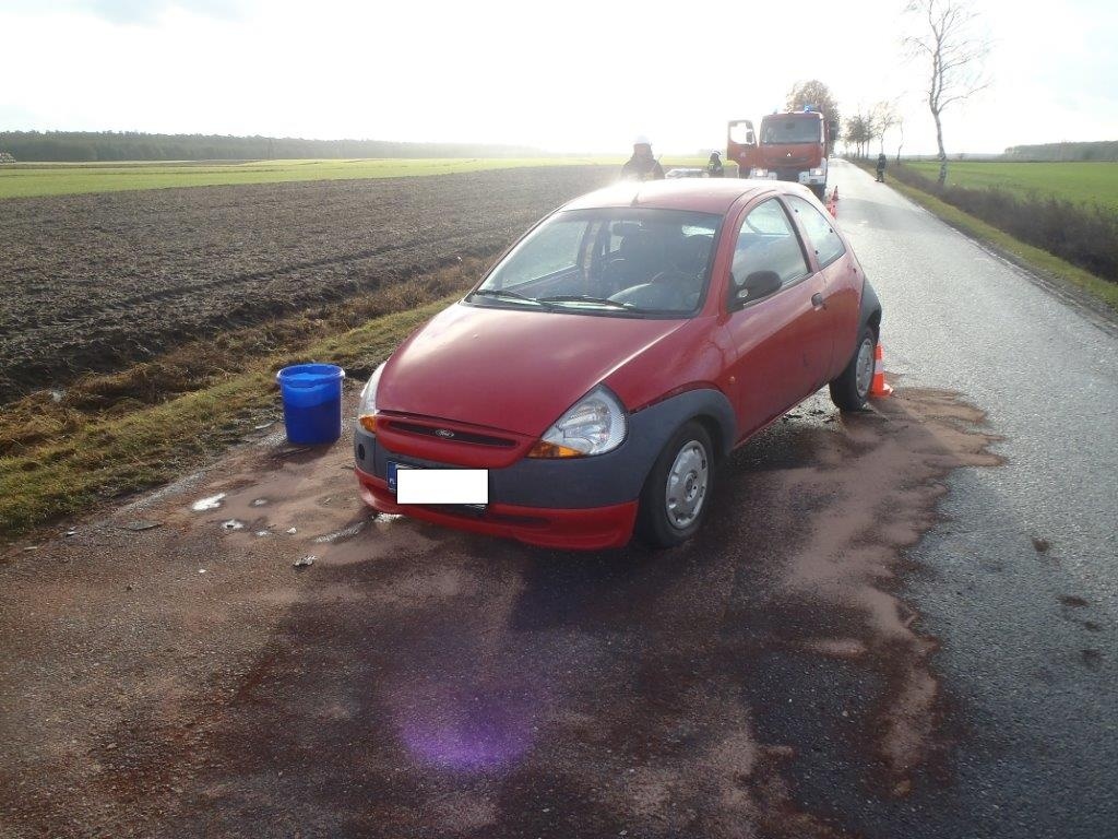 Dwa auta zderzyły się w Kochowie ZDJĘCIA