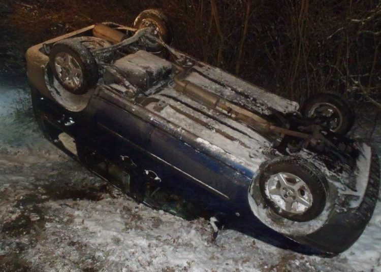 Dachowanie w Wólce. Zobacz zdjęcia