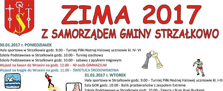 Poznaj program Zimy z Samorządem Strzałkowa