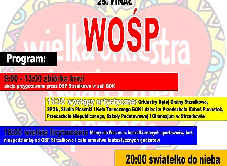 Finał WOŚP w Strzałkowie