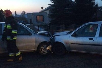 Zderzenie w Trąbczynie. Ucierpiały dwie kobiety