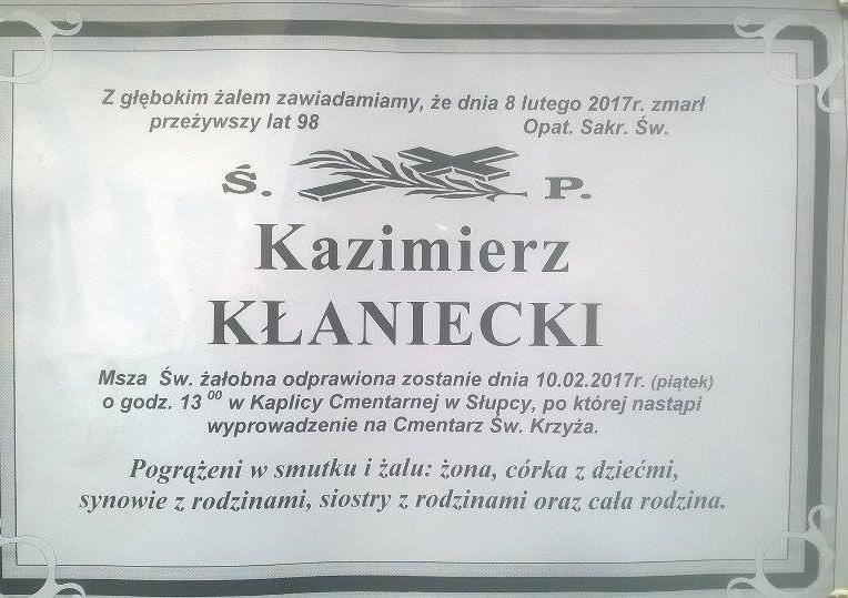 Kazimierz Kłaniecki