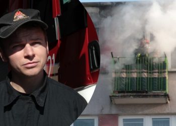 Strażak, który dostał się na balkon: „Każdy z nas zrobiłby to samo”