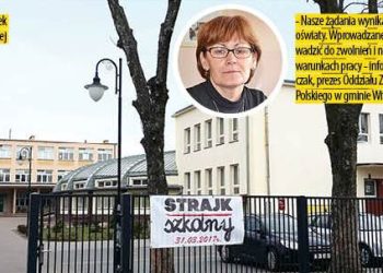 Lekcje się nie odbyły. Był strajk