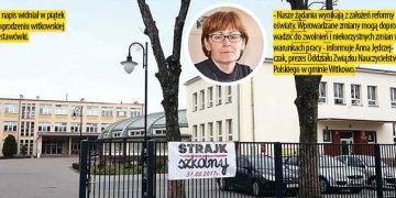 Lekcje się nie odbyły. Był strajk