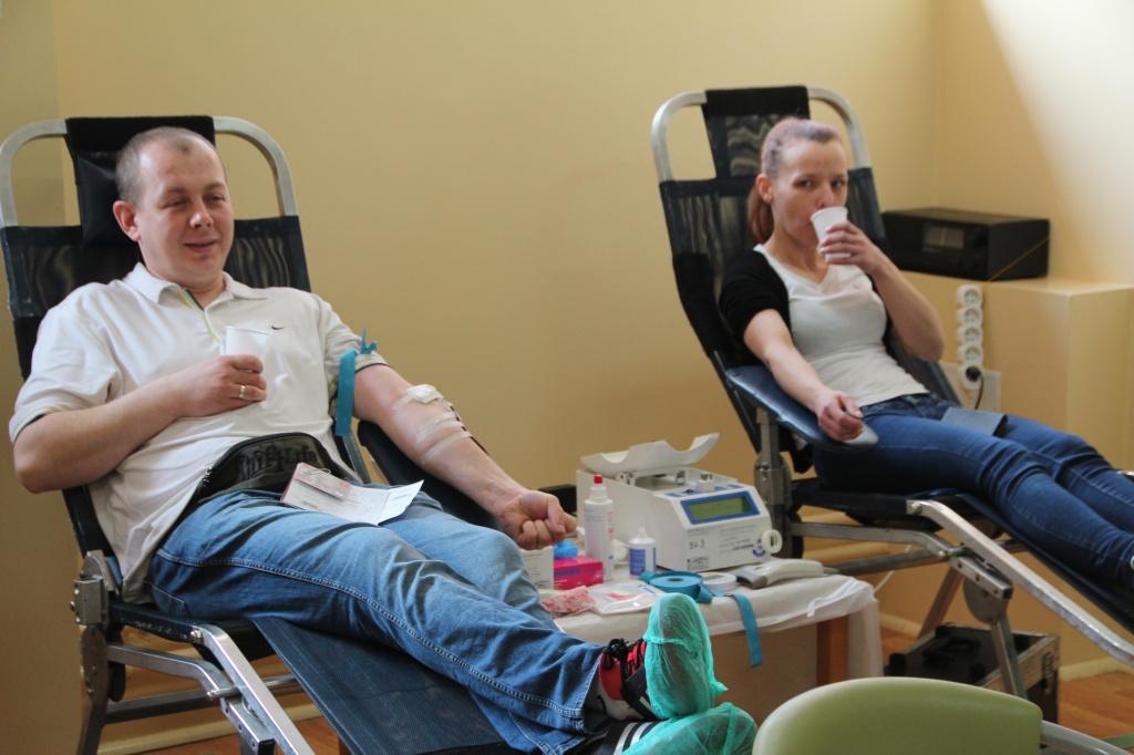 Punkt poboru krwi pękał w szwach. Dla Pawła