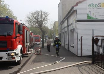 Pożar w domu przy ul. Warszawskiej