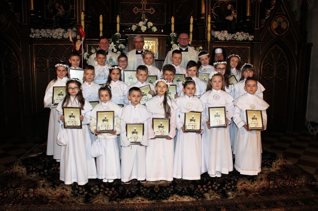 Komunia w Wawrzyńcu ZDJĘCIA GRUPOWE