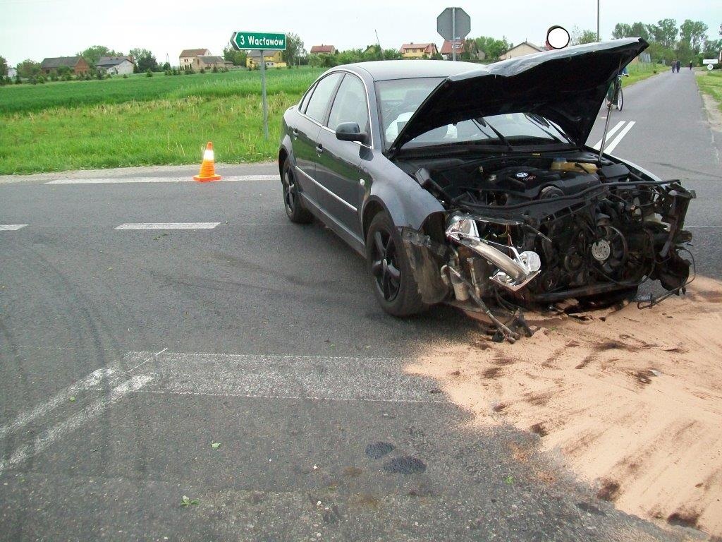 Sługocin: Wypadek na skrzyżowaniu ZDJĘCIA