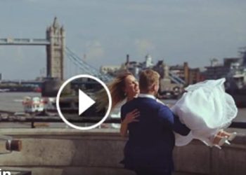 W Londynie nagrywali ślubny plener. Mamy film