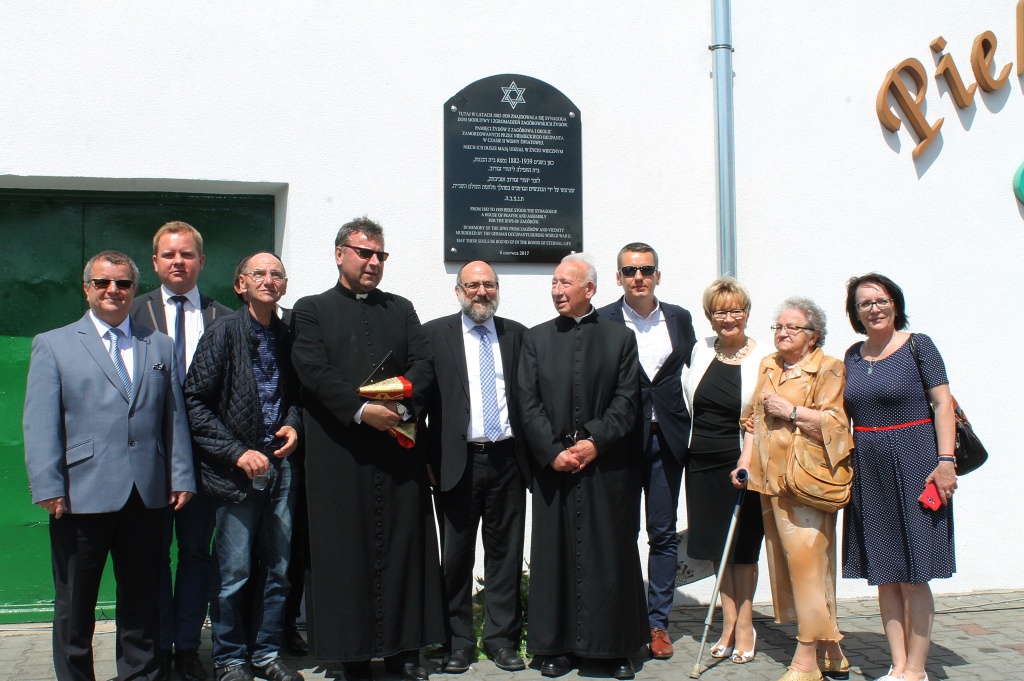 Zagórów: Odsłonięcie tablicy żydowskiej (foto)