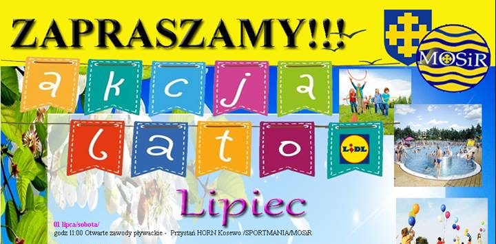Lato z MOSiRem. Zobacz propozycje na lipiec