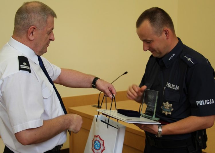 Policjant z Zagórowa trzeci w województwie
