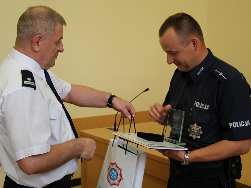 Policjant z Zagórowa trzeci w województwie