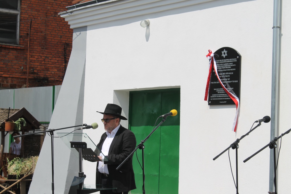 Zagórów: Odsłonięcie tablicy żydowskiej (foto)
