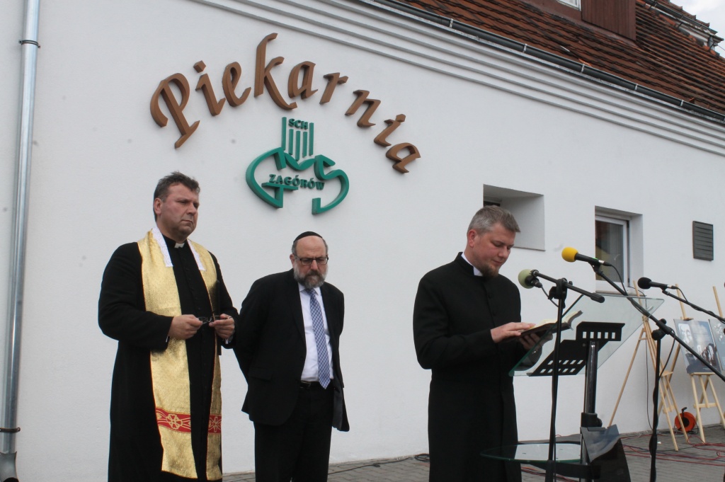 Zagórów: Odsłonięcie tablicy żydowskiej (foto)