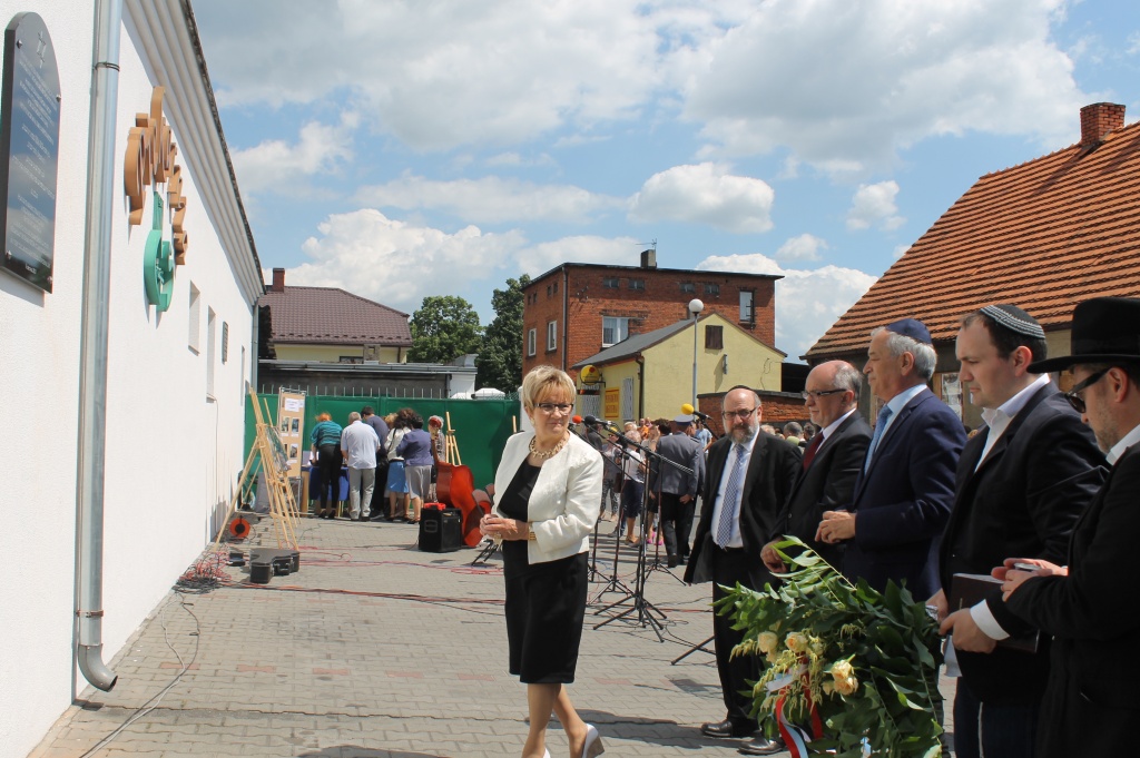 Zagórów: Odsłonięcie tablicy żydowskiej (foto)