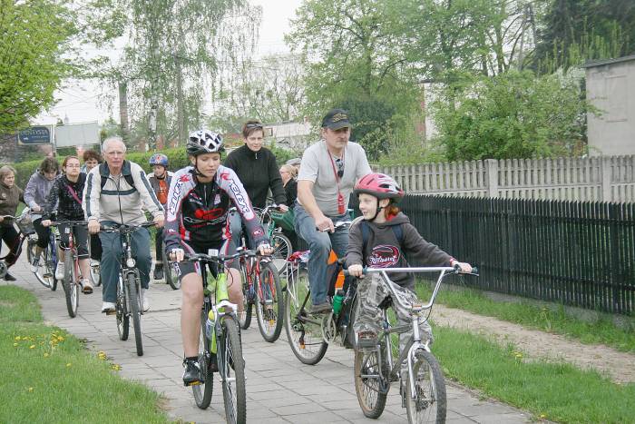 Rajd rowerowy szlakami gminy