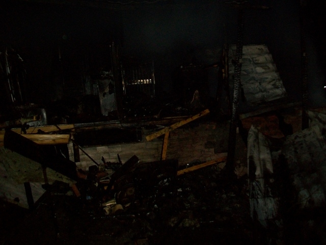 Palił się dom w Ostrowie ZDJĘCIA