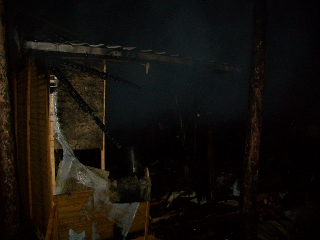 Palił się dom w Ostrowie ZDJĘCIA