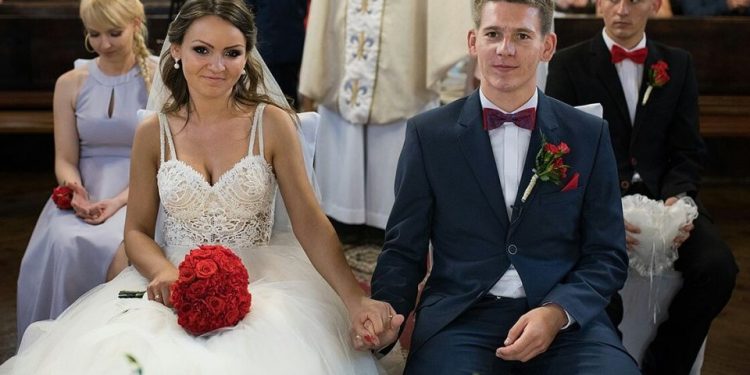 Piłkarz SKP Słupca na ślubnym kobiercu