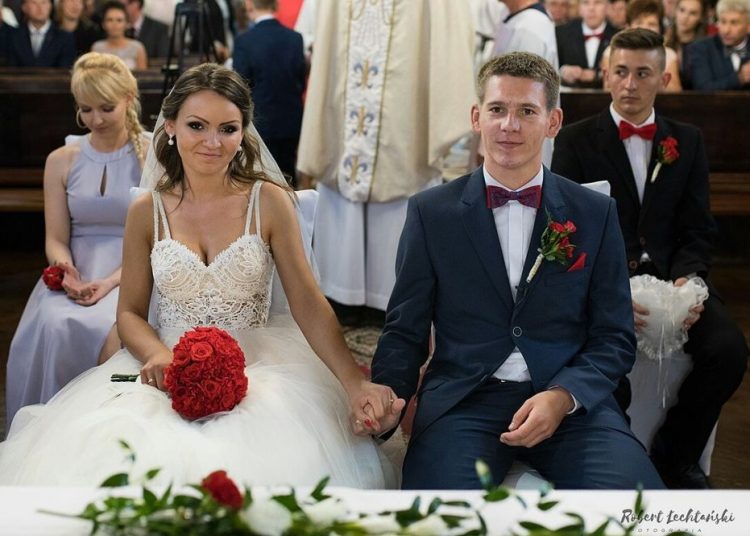 Piłkarz SKP Słupca na ślubnym kobiercu