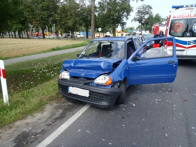 Nie zachował bezpiecznej odległości