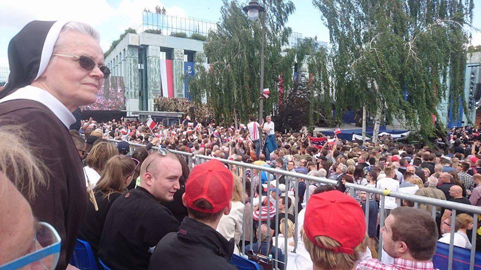 Zagórowianie na wizycie Trumpa w Warszawie