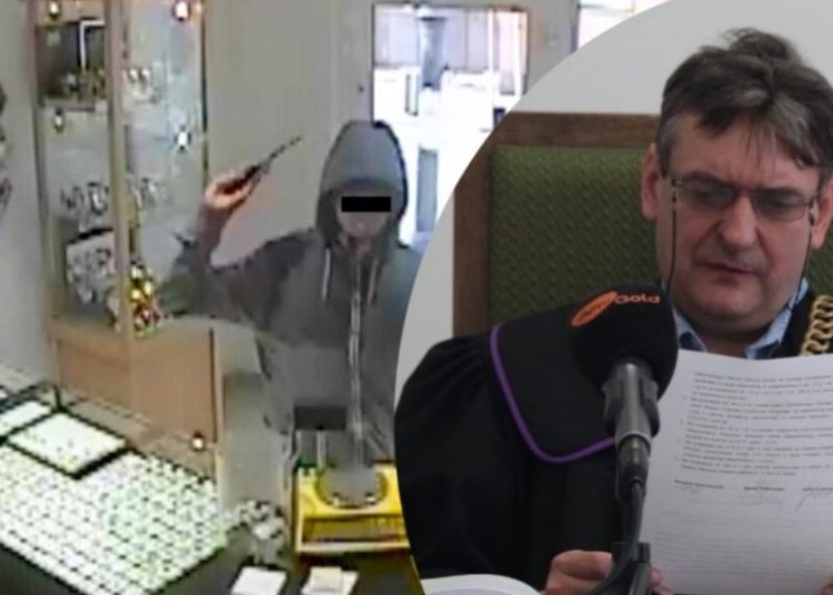 Usłyszał wyrok za napad na jubilera FILM