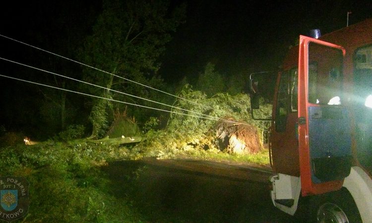 Strażacki raport po burzy