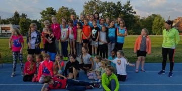 Pierwszy start młodych lekkoatletów