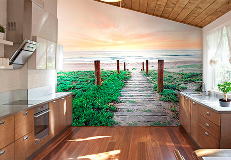 Fototapety do kuchni, poszerzające przestrzeń