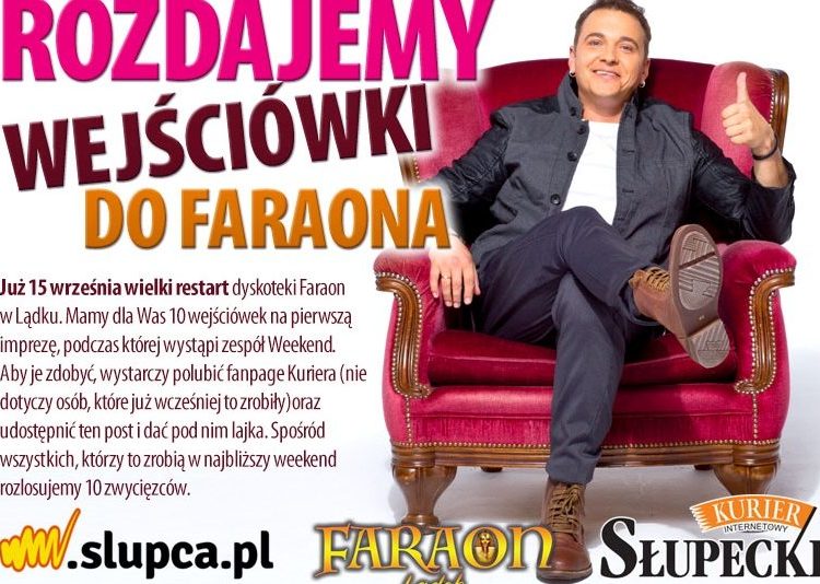 Rozdajemy wejściówki do Faraona