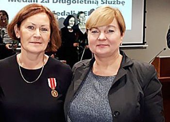 Dostała medal od ministra
