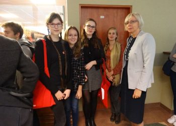 Przedstawiciele ZSP Zagórów na Uniwersytecie Łódzkim