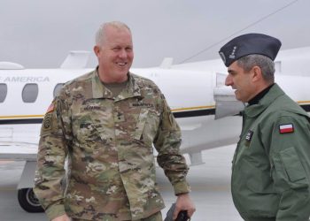 Minister i dowódcy wojska w Powidzu