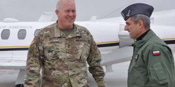 Minister i dowódcy wojska w Powidzu