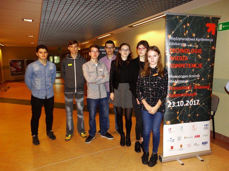 Przedstawiciele ZSP Zagórów na Uniwersytecie Łódzkim