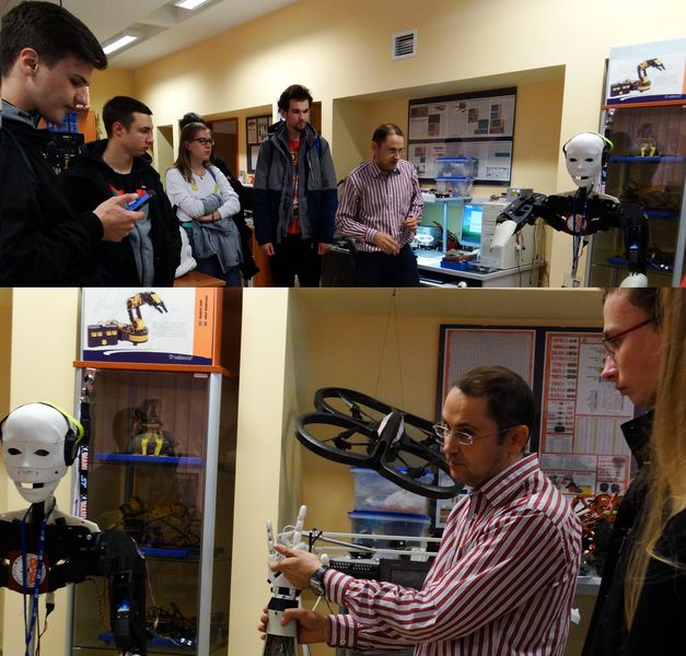 Przedstawiciele ZSP Zagórów na Uniwersytecie Łódzkim