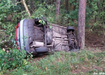 Jechała z dzieckiem. Miała wypadek