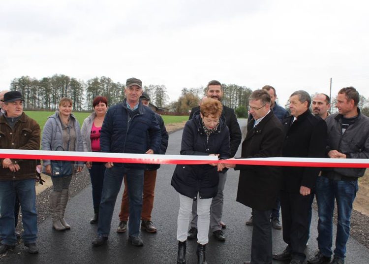 Oddanie drogi w Marcewku