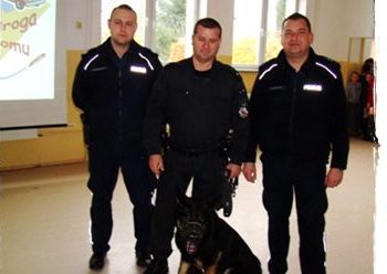 Zobaczyli, co potrafi policyjny pies