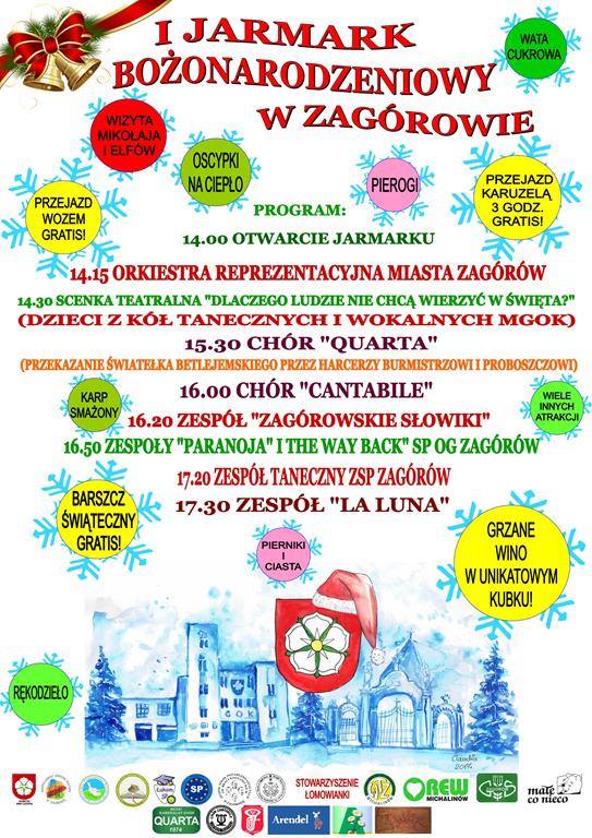 Zapraszają na jarmark bożonarodzeniowy