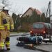 Wypadek w Witkowie. Ucierpiał motocyklista