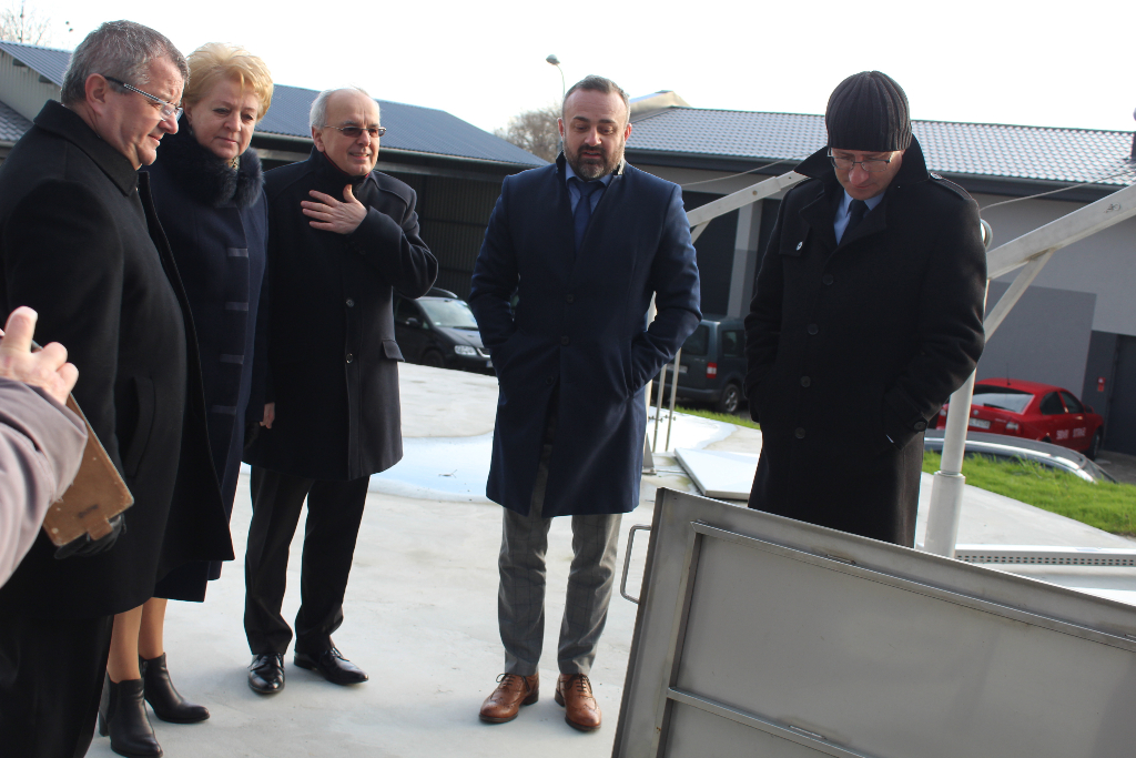 Otwarcie oczyszczalni w Cieninie