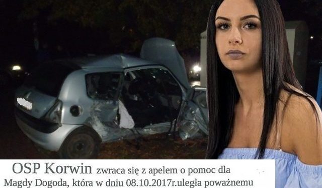 Magda nadal cierpi po wypadku. Potrzebuje pomocy
