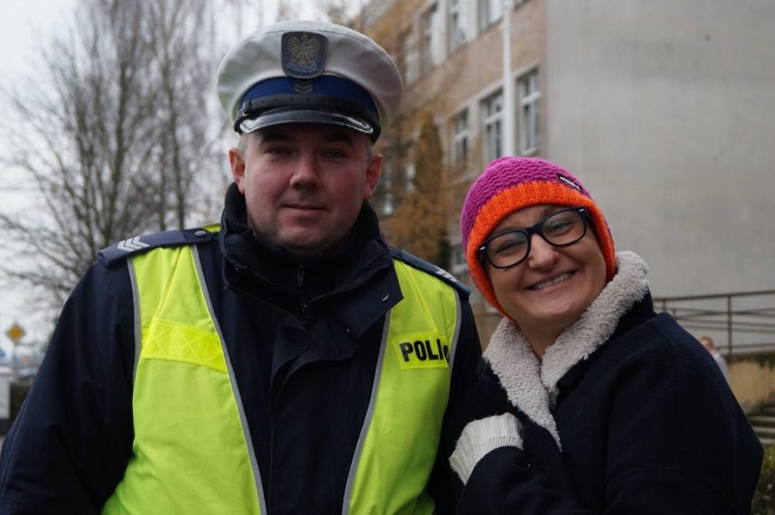 Odblaskowe Mikołajki na drogach powiatu ZDJĘCIA