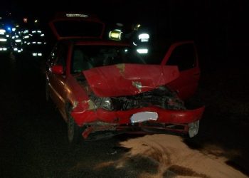 Nie ustąpił pierwszeństwa. Groźnie w Cieninie ZDJĘCIA