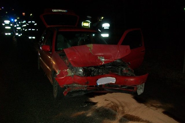 Nie ustąpił pierwszeństwa. Groźnie w Cieninie ZDJĘCIA